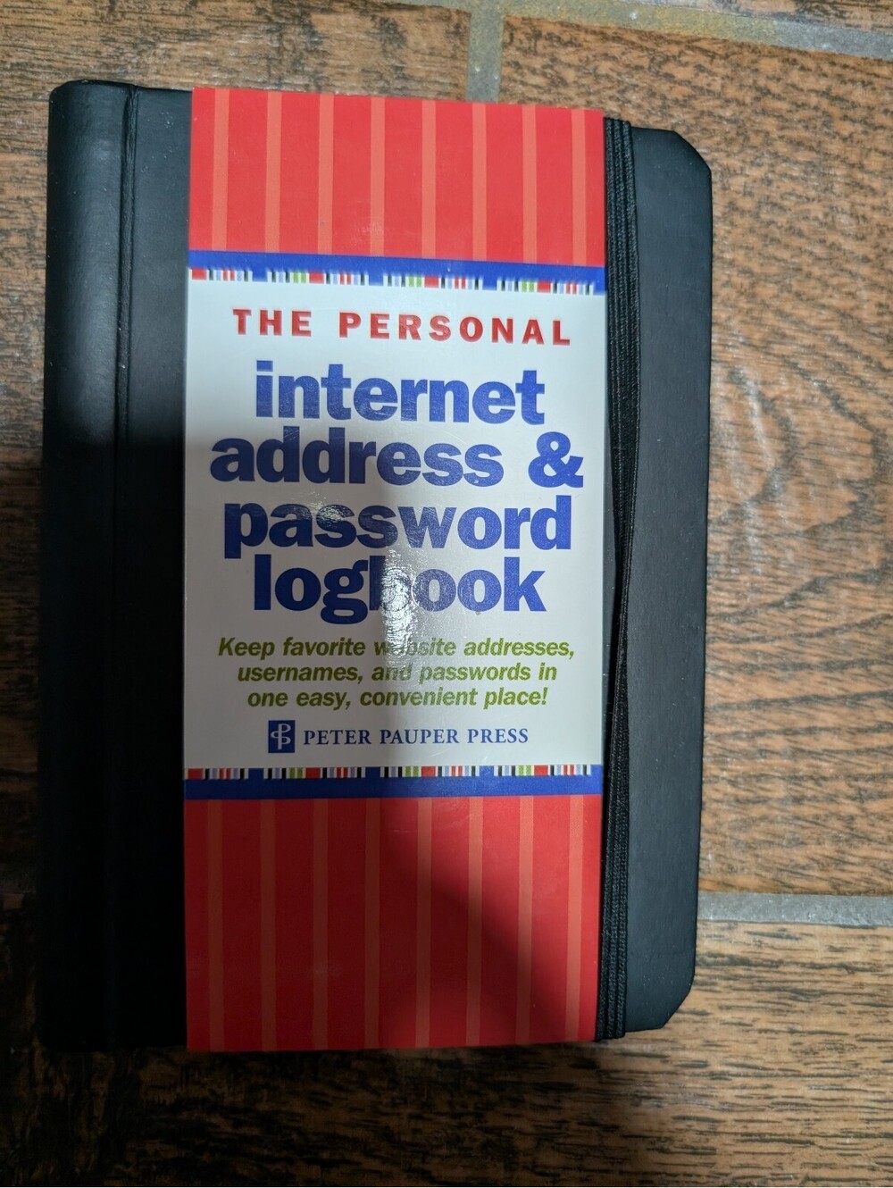 🦩 Personal Internet Address & Password Logbook Notebook New - Picture 1 of 5
